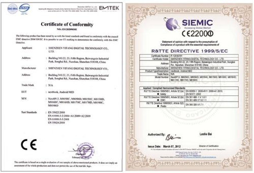 Androidtablet Nextbook B007zlomqa