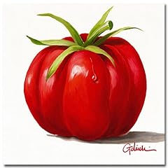Kunstdruck, Poster, Wandbild, Stillleben von Golinelli, Paolo, TOMATE, 30 x 30 cm