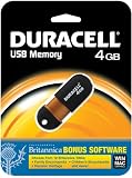 Dane Electronics 4 GB Capless USB Flash Drive with Encyclopedia Britannica (12 Titles) - English - Download DU-Z04GCAN3DB-C