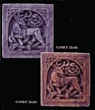 Celtic Stag Plaque - Stone Finish