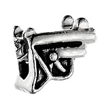 Pugster Small Pistol Beads Fits Pandora Charm Bracelet