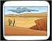 Mauspad mit Dekoration - Afrika, Wolke, Cactus