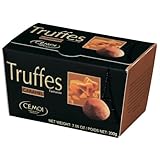 Cemoi Truffes Fantaisie - Fancy Chocolate Truffles CARAMEL TOFFEE - Ballotin Gift Box 7 oz.