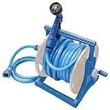 セフティー3 散水 耐圧ホースリール 15m  巻取 ジェット シャワー 広角 7パターン ワンタッチ切替  SRL-15G