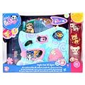 Littlest Pet Shop 93300 Wackeltierchen Spielplatz - Spielhaus mit 4 extra Pets