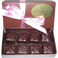 Dark Chocolate Covered Marzipan 8 pcs