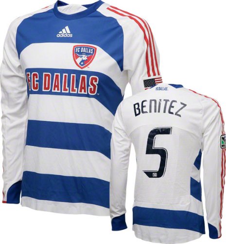 Jair Benitez Game Used Jersey: FC Dallas #5 Long Sleeve Away Jersey Jair Benitez Game Used Jersey: FC Dallas #5 Long Sleeve Away Jersey