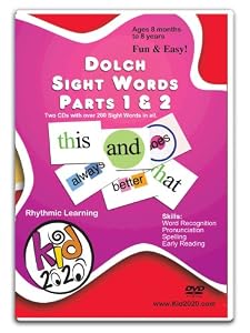 Dolch Sight Words, Parts 1&2