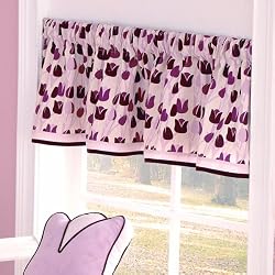 Beansprout Talullah Valance, Pink/Maroon