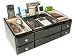 Newport Charging Valet Organizer in Piano Black High Gloss Finish