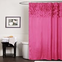 Lush Decor Lillian Shower Curtain 72-Inch by 72-Inch