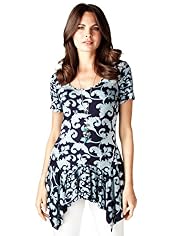 Per Una Paisley Print Tunic with Necklace