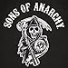 Sons of Anarchy - Logo Shirt (Black - Large)