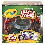 Crayola 52-0029 Crayola 150-Count Telescoping Crayon Tower, Storage Case, Sharpener