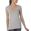 Juniors' Mossimo Supply Co. Short-Sleeve V-Neck Tee - Heather Gray