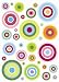 Decofun 00748B Wandaufkleber Dots
