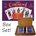 Five Crowns Playing Card Game in Wooden Protective Box