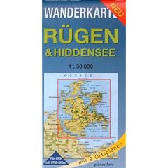 R�gen & Hiddensee 1 : 50 000 Wanderkarte: Mit Stralsund. Mit Ortspl�nen von Baabe, Bergen, Binz, Garz, G�hren, Putbus, Sassnitz, Sellin, Thiessow. Mit UTM-Gitter f�r GPS
