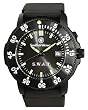 Smith & Wesson Men's SWW-45 S.W.A.T. Black Rubber Strap Watch