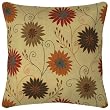 Strathwood 20 Inch Spun Polyester Pillow, Pack of 2, Sandona Vanilla