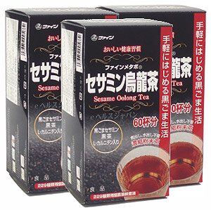 ファインメタボ　セサミン烏龍茶【３箱セット】ファイン