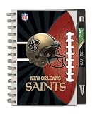 New Orleans Saints Deluxe Hardcover, 5 x 7 Inches Notebook and Pen Set, Team Colors (12024-QUR)