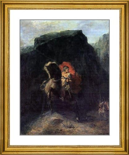 Odilon Redon Roland at Roncevaux - 23.5" x 27.5" Matted Framed Premium Archival Print