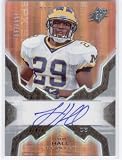 2007 SPx # 186 Leon Hall - Cincinnati Bengals / University of Michigan (RC - Rookie - Autographed - Serial #D To 499 - Football Cards)