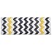 iDesign Chevron Microfiber Long Accent Shower Rug, Bath Mat for Master, Guest, Kids' Bathroom, Entryway, 60