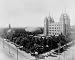 1896 MORMON TEMPLE & TABERNACLE SALT LAKE PHOTO