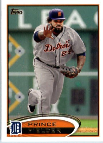 2012 Topps Baseball Card # 650 Prince Fielder - Detroit Tigers - MLB Trading Card
