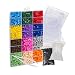 EVORETRO Perler Beads Kit in a Box - 6,800 Fuse Beads Kit with 14 Bright Gaming Colors - Melting Beads Set Including Peg Boards, Pliers, Extra Black & White Perler Beads, Patterns NOT Included