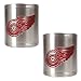 Detroit Red Wings NHL 2pc Stainless Steel Can Holder Set- Primary Logo by Great American Products