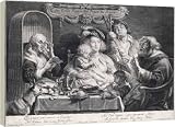 A CONCERT/JORDANS C17TH - 16 Inch Canvas Print (40 cm) by Mary Evans