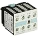 Siemens 3RH19 21-1XA22-0MA0 Auxiliary Switching Block For Contactor, S0-S12 Size, Screw Connection, 4 Pole, 22 Identification Number, 2 NO + 2 NC Contacts