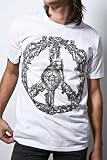 Obey - Men's OBEY PEACE WREATH BASIC TEE (WHITE)