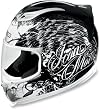 Icon Airframe Full Face Motorcycle Helmet Black Street Angel Extra Small XS XF0101-4580