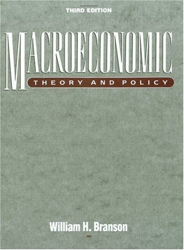Cover image : Macroeconomic Theory and Policy (3rd Edition)