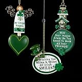 Set of 3 Irish Angel, Friends & Smiles Christmas Ornaments