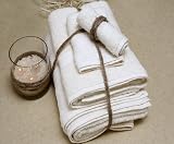 10 Pieces Set 100% Pure Cotton Ivory Bath Washcloth Towel - Many Styles & Colors Available
