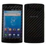 Skinomi TechSkin - Carbon Fiber Skin Protector Shield Full Body + Screen Protector for Samsung Captivate + LIFETIME REPLACEMENTS