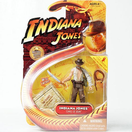 Indiana Jones Movie Hasbro Series 4 Action Figure Indiana Jones with Whip and Machette (Temple of Doom)