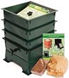 Worm Factory DS3GT 3-Tray Worm Composter, Green