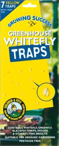 William Sinclair Horticulture Ltd Growing Success Greenhouse Whitefly Traps (Pack Of 7)