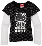 Hello Kitty Girls 2-6x Flutter Thermal Sleeve Top
