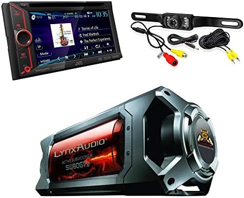 JVC KWV100 & Back Up Camera with Lynx Audio SW-806v2 8" Sub 300 Watt Powered Enclosure