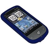 Amzer Silicone Skin Jelly Case For Sprint HTC Hero (Blue)