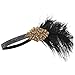JustinCostume 1920s Accessories Headband Necklace Gloves Cigarette Holder Boa, I