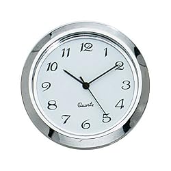 1-7/16'' Miniature Clock Insert with Arabic Numerals
