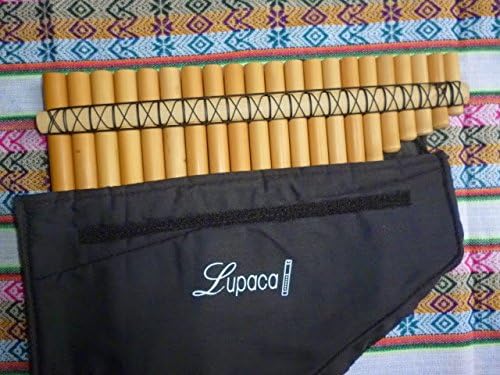 Professional Lupaca Antara 21 Pipes Natural Bamboo From Peru -Item in Usa- Case Included -